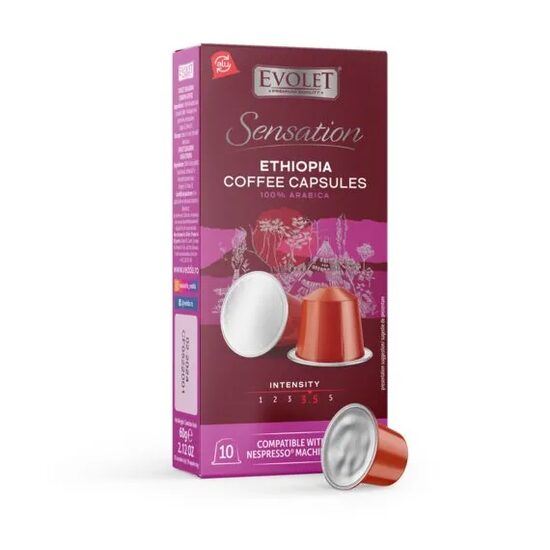 Capsule cafea Evolet Sensation Etiopia 10 capsule x 6g