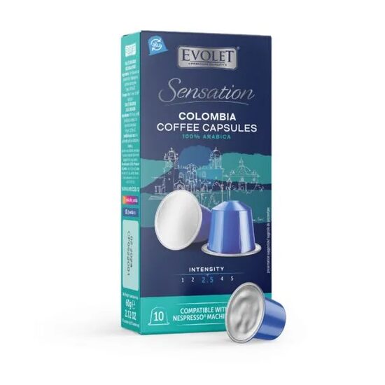 Capsule cafea Evolet Sensation Columbia 10 capsule x 6g