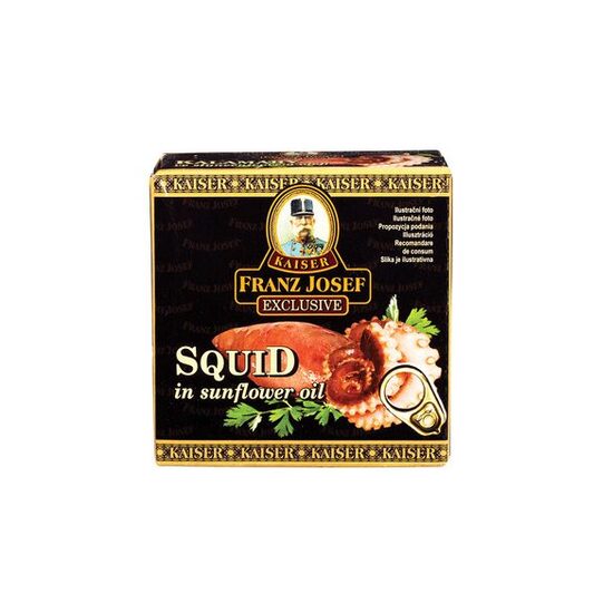 Franz Josef Kaiser Calamar în ulei 80 g