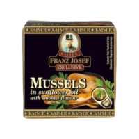 Franz Josef Kaiser Midii în ulei cu aromă de fum 80 g