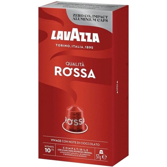 Capsule cafea Lavazza Nespresso, Qualita Rossa, 10x5,7g