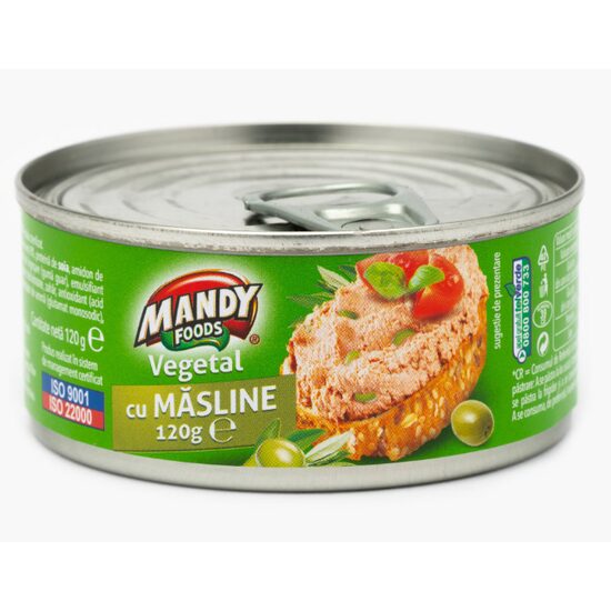 Mandy Pate vegetal cu măsline 120 g
