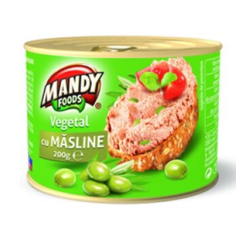 Mandy Pate vegetal cu măsline 200 g