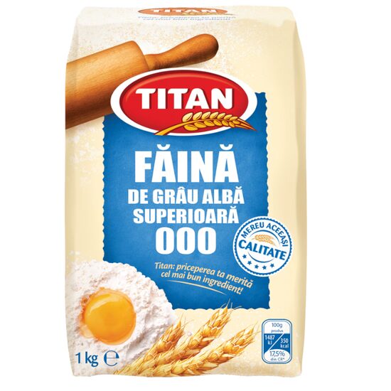 Făină Albă Superioară Titan 1 kg