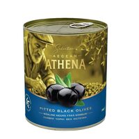 Măsline Negre Fără Sâmburi Athena – 360g