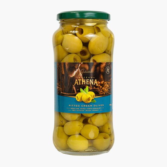Măsline Verzi Fără Sâmburi Athena – 280g