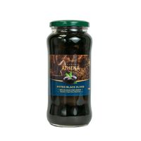 Măsline Negre Fără Sâmburi Athena – 280g