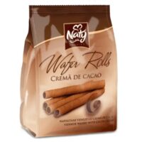 NATY Wafer Rolls – Napolitane Vieneze cu crema de Cacao 200g
