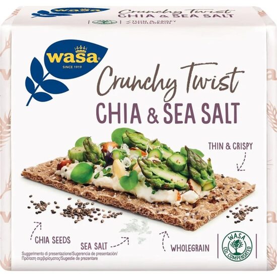 Paine prajita cu chia Wasa, 245 g