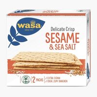 Pâine crocantă cu susan și sare de mare Wasa Delicate Crisp, 190g