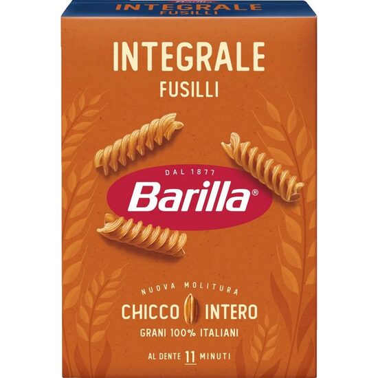 Paste Fusilli Integrali Barilla, 500g