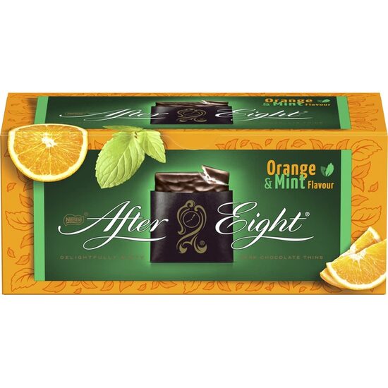 Tablete cu crema de menta, portocala si ciocolata neagra, After Eight, 200 g