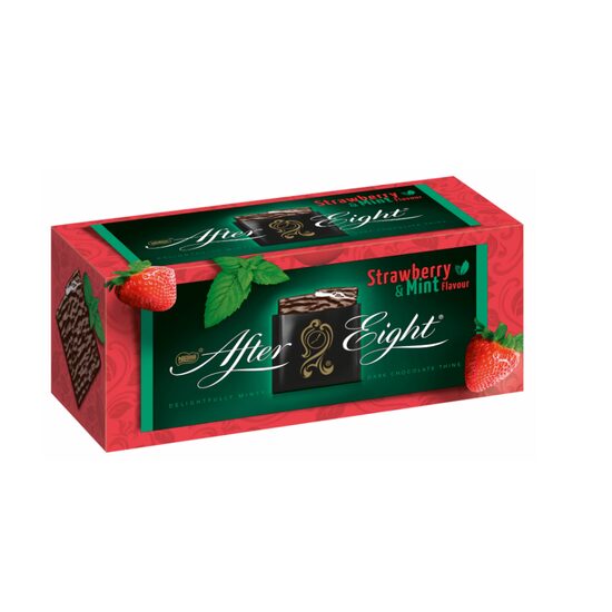 Tablete cu crema de menta, capsuni si ciocolata neagra, After Eight, 200 g