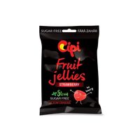 Jeleuri cu aroma de Capsuni si Stevia (fara zahar) 75g - Cipi