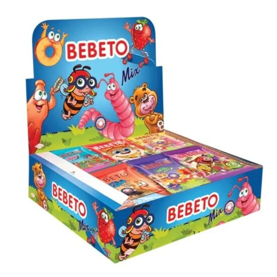 Bebeto Mix Jeleuri Diverse Forme 18 g, 36 buc.