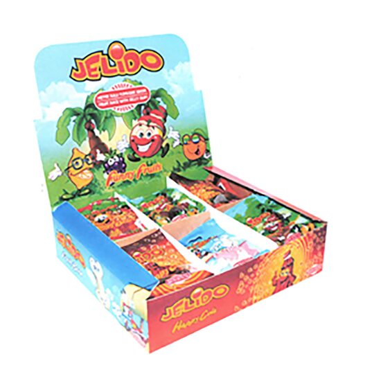 Jeleuri Gumate cu aroma de fructe, 20 g, Jelido, 36 buc.