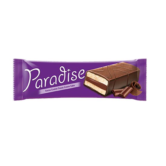 Prajitura cu Glazura Cacao, 25 g, Paradise, 24 buc.