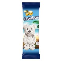 Prajitura Ciocolata cu Fulgi de Cocos, 50 g, TIO Chocobear, 24 buc.