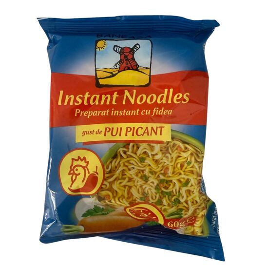 Băneasa Instant Noodles cu Pui Picant 60 g