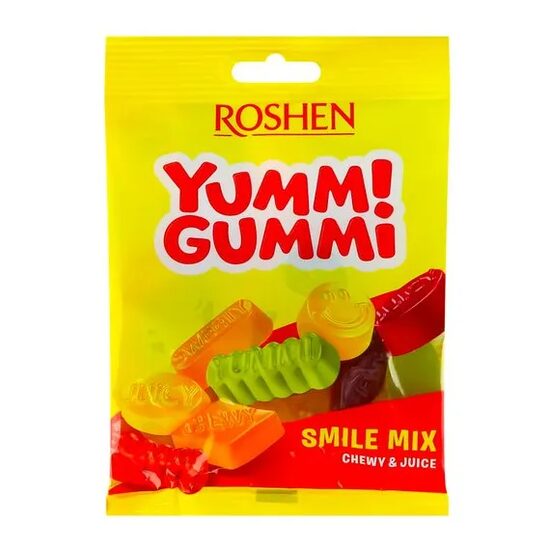 Jeleuri Roshen Yummi Gummi Smile Mix 70g
