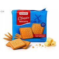 Fursecuri Roshen Shortbread, biscuiți cu aromă de unt și vanilie, 370 g