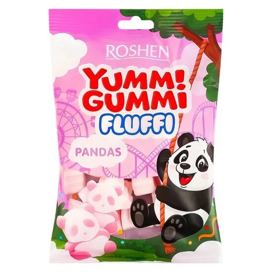 Jeleuri Roshen Yummi Gummi Fluffi Pandas 65 g