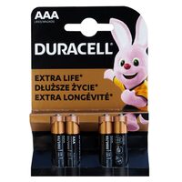 Baterii alcaline Duracell AAAK4, LR03, 4 buc