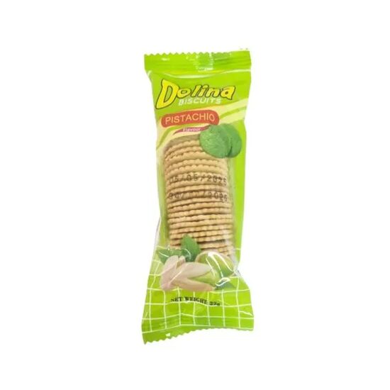 Biscuiti cracker Dolina cu fistic, 22g,30 buc.
