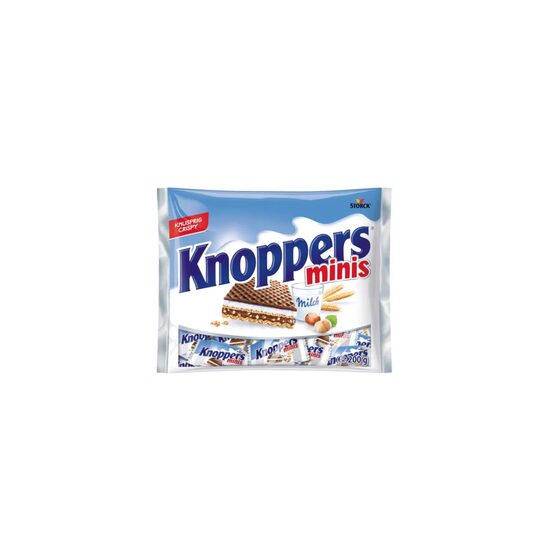 Napolitane cu alune Knoppers minis 200g