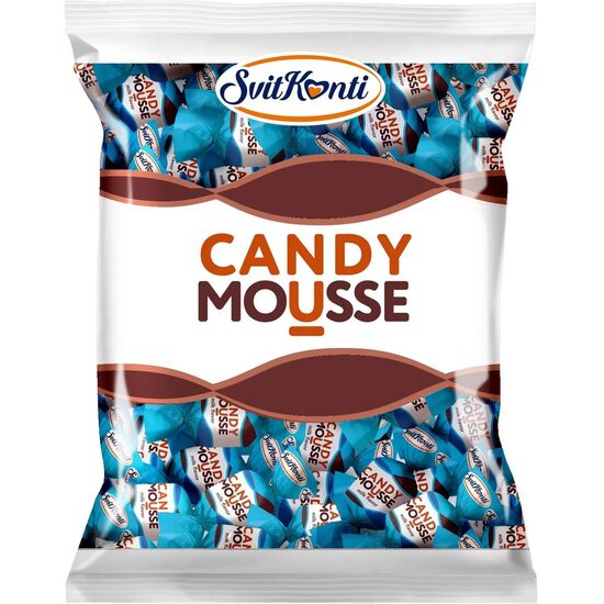 Bomboane cu aroma de lapte SvitKonti Candy Mousse, 1 kg