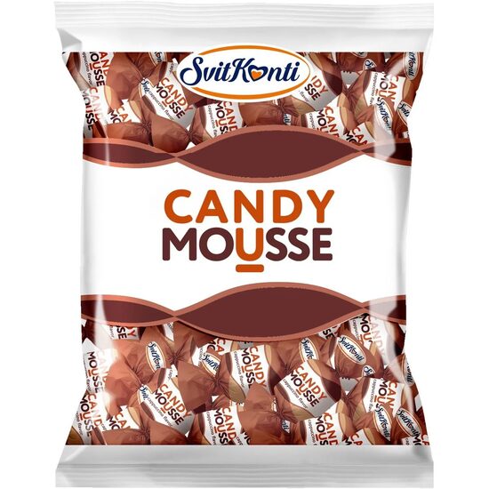 Bomboane cu aroma de cappuccino SvitKonti Candy Mousse, 1 kg