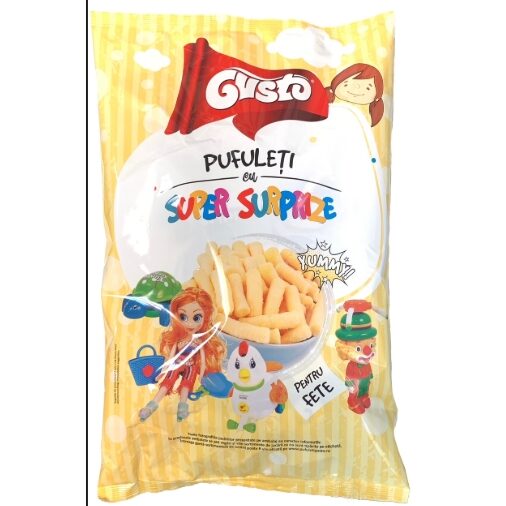 Pufuleți Gusto Super Surprize Fete 85g