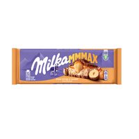 Ciocolata Milka cu lapte, caramel si alune intregi, 300g