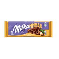 Ciocolata Milka Mmmax cu migdale si trufe cu cacao, 300 g