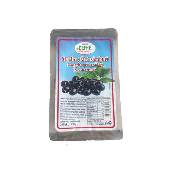 Măsline negre Defne F.S în saramură 150g