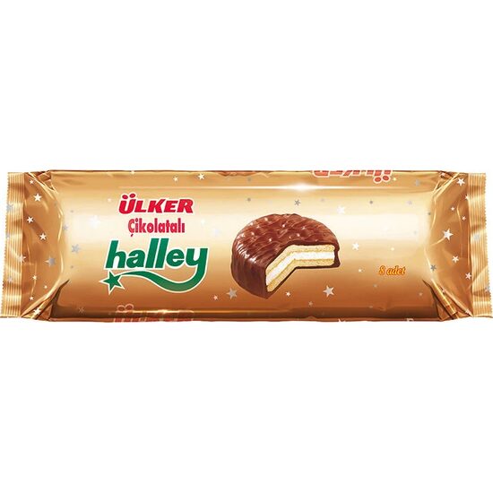 Fursecuri sandwich cu ciocolată cu lapte Ulker Halley 240 g