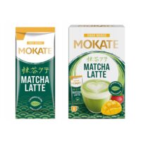 Matcha Latte Pudră de Mango Ceai Verde Japonez cu Lapte 6 buc.