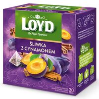 Loyd Plum & Cinnamon – Ceai de fructe cu prune și scorțișoară, 20 plicuri