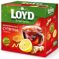 Loyd Warming Tea Ginger, Lemon & Honey – Ceai cu ghimbir, lămâie și miere, 20 plicuri