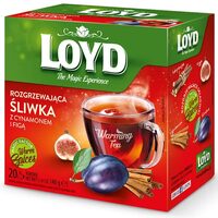 Loyd Warming Tea – Ceai de fructe și plante cu aromă de prune, scorțișoară și note de smochine, 20 plicuri