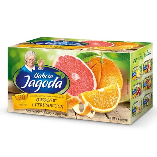 Grandma's Orange & Cinnamon – Ceai de fructe cu portocală și scorțișoară, 20 plicuri
