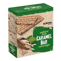 Baton cu caramel și semințe de floarea-soarelui Korona, 45g x 15 buc.