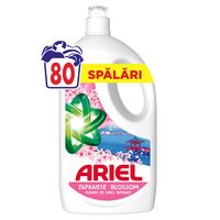 Detergent de rufe lichid Ariel Editie Limitata Japanese Blossom, 80 Spalari, 3.6 L