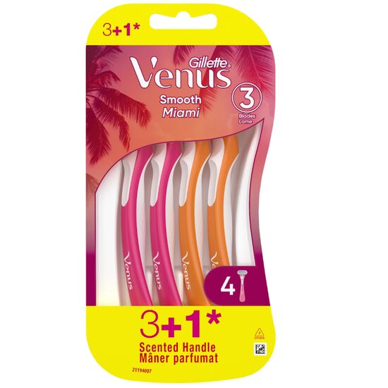 Gillette Venus Aparat de ras de unică folosință Miami, 4 buc