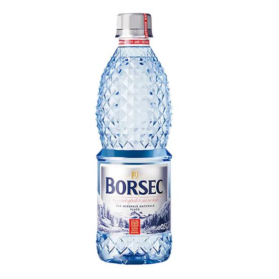 Apa minerala plata Borsec, 0.5 l, SGR