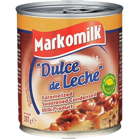 Lapte condensat caramelizat Markomilk Dulce de Leche, 397 g
