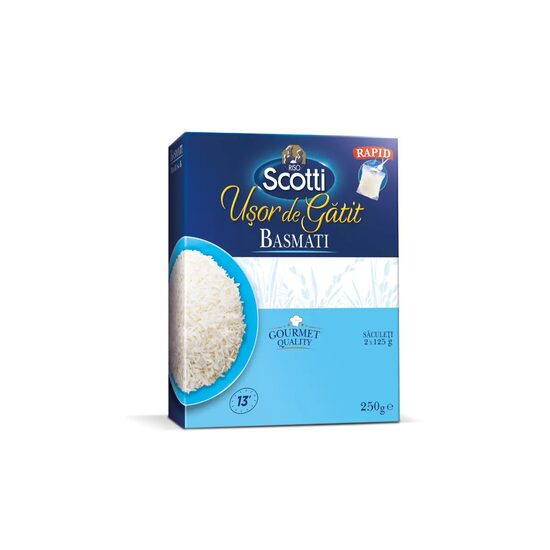Orez basmati Riso Scotti Easycook, 2 x 125 g