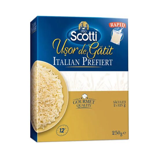 Orez usor de gatit Riso Italian, 2 x 125 g