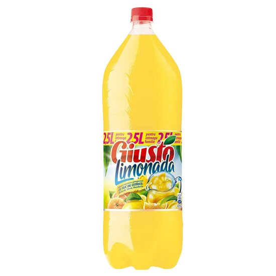 Bautura racoritoare carbogazoasa Giusto Limonada 2.5L, SGR