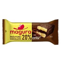 Prajitura glazurata cu crema de ciocolata Magura, 42 g